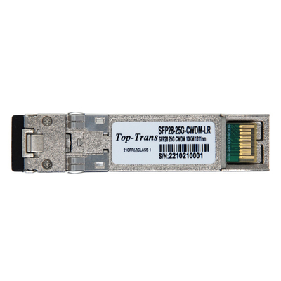 TCM-SFP28-LR-XX 1270-1370NM 25G SFP28 โมดูลตัวรับส่งสัญญาณ CWDM SFP
