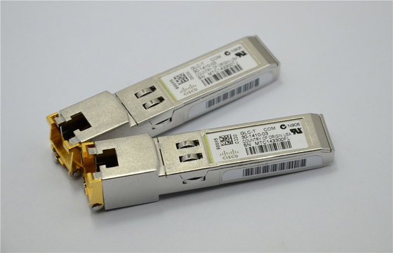 Cisco SFP 1G Copper Networks เครื่องรับส่งสัญญาณ GLC-T 1000base T 100M