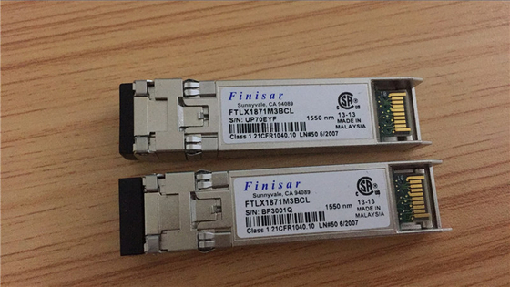 80Km 10G SFP โมดูลโหมดเดียวหลายอัตรา Hot Pluggable SFP