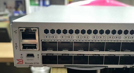 Broadcom Fc Brocade G720 Switch BR-G720-24-32G-R 24 พอร์ตที่ใช้งาน CE SA KCC