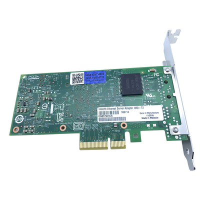 I350-T2 2 พอร์ต 1GB SFP + PCle Ethernet Server Adapter I350 การ์ดเครือข่าย
