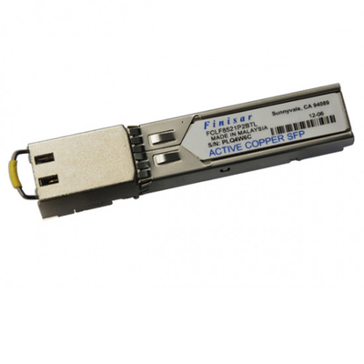 1000BASE-T 100 เมตร SFP Copper RJ45 ฟินิซ่า การมองเห็น เครื่องส่งสัญญาณ FCLF852xP2BTL