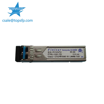 โหมดเดียว 10G SFP + ตัวรับส่งสัญญาณ 1Km ระยะทาง LC Connector FTLX1374D3BCL